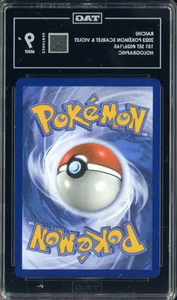 2023 Pokemon Scarlet & Violet 151 Set #026/165 Raichu Holographic TAG 9 #2 - Image 2