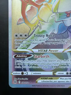Pokemon Arceus VSTAR Rainbow Secret Rare 176/172 Brilliant Stars (NM) - Image 4