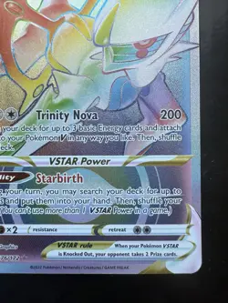 Pokemon Arceus VSTAR Rainbow Secret Rare 176/172 Brilliant Stars (NM) - Image 5