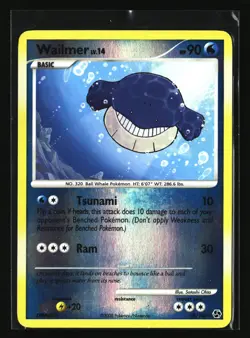 Pokemon WAILMER 58/106 Reverse Holo (2008 Great Encounters) LP/Light Play - Image 1