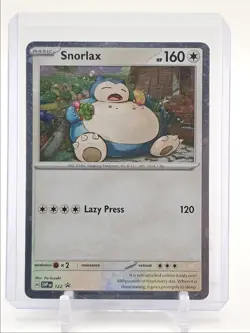 SNORLAX 2024 POKEMON SCARLET & VIOLET BLACK STAR PROMO #122 Q3423 - Image 1