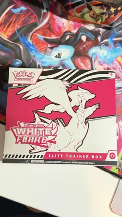 Pokemon TCG Scarlet Violet White Flare Elite Trainer Box ETB Sealed - Image 1