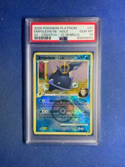 2009 POKEMON PLATINUM SUPREME VICTORS #27 EMPOLEON FB-HOLO PSA 10 - Image 1