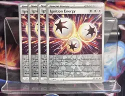 [4x Playset] Ignition Energy 086/086 Sv: White Flare POKEMON TCG REVERSE HOLO - Image 1