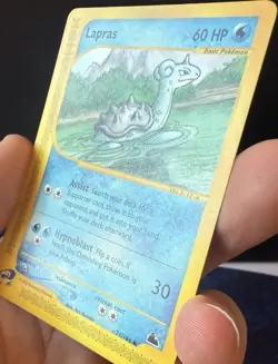 Pokemon TCG Lapras 71/144 Skyridge Common Non-Holo #71 E-Reader Series LP - Image 3