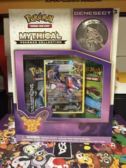 Genesect Mythical Pin Collection Generations Sealed Pokemon TCG 20th Anniversary - Image 1