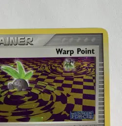 Pokemon Warp Point 93/115 Reverse Holo EX Unseen Forces MP - Image 4