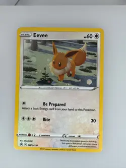 2019 Pokemon SWSH Black Star Eevee SWSH190 NM - Image 1