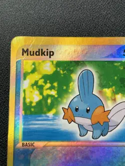 Pokemon Mudkip 60/109 Reverse Holo Rare Ruby and Sapphire HP / DMG - Image 2