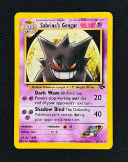 SABRINA'S GENGAR *Rare* (NM/LP) - Gym Challenge 29/132 - Pokemon TCG - Image 1