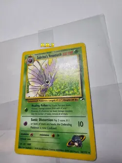Pokemon TCG | Sabrina's Venomoth 034/132 Rare | Gym Heroes Set 2000 | Vintage - Image 3
