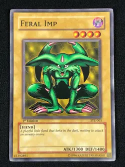 YUGIOH FERAL IMP SYE-003 1ST COMMON (NM) - Image 1