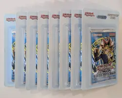Yugioh Legend Of Blue Eyes White Dragon Blister Pack Lot Factory Sealed - Image 1