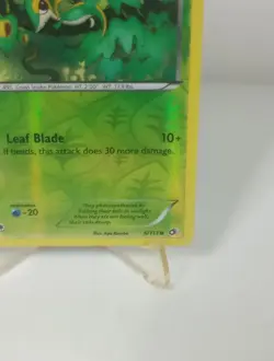 2013 Pokemon Card #6/113 Snivy Reverse Holo (LP) - Image 5