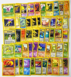 Lot of 51 Vintage Pokemon Cards - Base Set, Fossil, Jungle, Promos - HP-Damaged - Image 1