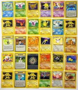 Lot of 51 Vintage Pokemon Cards - Base Set, Fossil, Jungle, Promos - HP-Damaged - Image 3