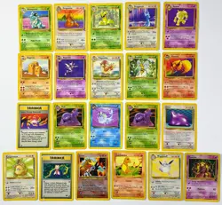 Lot of 51 Vintage Pokemon Cards - Base Set, Fossil, Jungle, Promos - HP-Damaged - Image 4