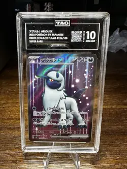 TAG Graded Absol EX JPN Gem Mint 10 Pokemon Card #126/108 Super Rare - Image 1