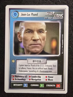 Star Trek CCG 1E – Notable Personnel Lot – Picard, Troi, Vash & more - 35 Cards - Image 2