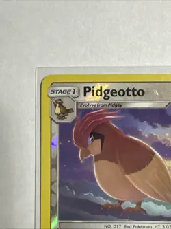 Pidgeotto 123/181 Reverse Holo Card Sun & Moon - Team Up Pokemon TCG NM - Image 3