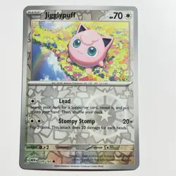 Jigglypuff 039/165 Common Reverse Holo Card Scarlet & Violet 151 Pokemon TCG NM - Image 1