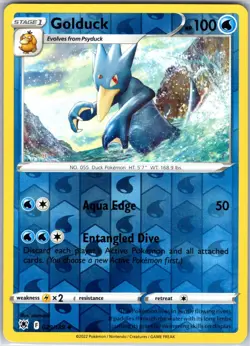 Golduck 029/189 Uncommon Reverse Holo Card Astral Radiance Pokemon TCG NM - Image 1