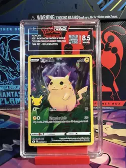 Pikachu Celebrations 005/025 TAG Graded 8.5 Pokemon Card - Image 1