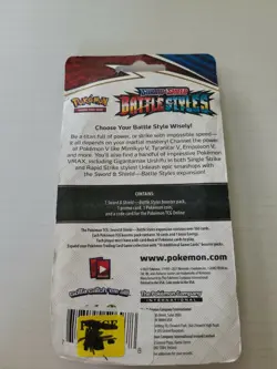 Battle Styles Booster Blister Pack Pokemon Cards IN HAND Charmander - Image 2