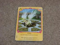 Bella Sara trading card - Royalty - Cirra 8/55 - common card - Image 1