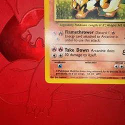 Vintage Pokemon Arcanine 23/102 Base Set Uncommon Pokemon Card In EX+ Condition - Image 5