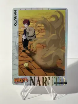 Gaara NRSA01-PTR-005L3 English Naruto Kayou Card Heavens Scroll NM - Image 1