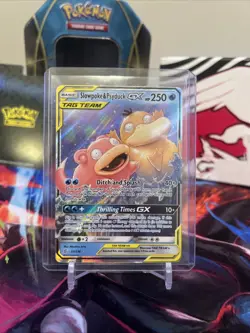 Pokemon TCG Slowpoke Psyduck GX Holo Card 35/236 Sm-Unified Minds - Image 1