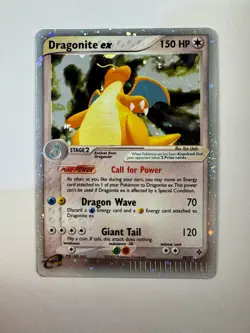 (LP-MP) Pokemon TCG Dragonite EX Dragon 2003 Holo Rare E-Series Card 90/97 - Image 1