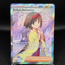 Erika's Invitation #196 196/165 Scarlet & Violet 151 Ultra Rare Pokemon Card NM - Image 1