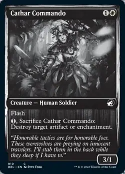 Cathar Commando - Light Play MTG Innistrad: Double Feature - Image 1