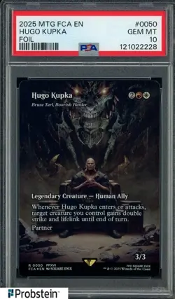 2025 MTG FINAL FANTASY: THROUGH THE AGES #0050 HUGO KUPKA FOIL PSA 10 - Image 1