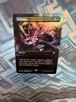MTG Foil Borderless Victimize NM Unplayed Special Guests - Image 3