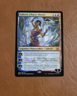NM Saheeli, Filigree Master The Brothers' War 219/287 - Image 1
