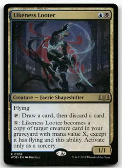 Likeness Looter #208 (LP) Wilds of Eldraine WOE Magic MTG - Image 1