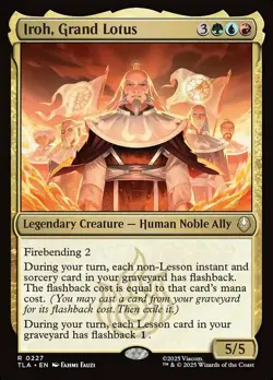x1 Iroh, Grand Lotus - Foil R MTG Avatar: The Last Airbender M/NM, English - Image 1