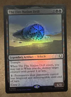 Foil* The Fire Nation Drill - Avatar: The Last Airbender TLA - NM MTG - Image 1