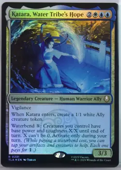 Katara, Water Tribe's Hope [New, Near Mint] *Foil* {Avatar MTG} - Image 1