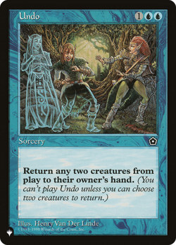 Undo 59 | Near Mint | The List Magic MTG - Image 1