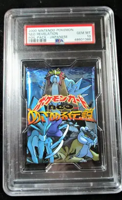 Neo Revelation PSA 10 JAPANESE Pack (1386) Graded Booster Pack Pokemon - Image 1