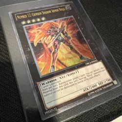 YuGiOh ULTIMATE Rare Number 12: Crimson Shadow Armor Ninja ORCS-EN042 NM/M - Image 1