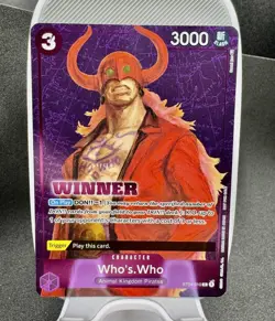 Who's.Who (Tournament Pack Vol. 3) [Winner] ST04-010 English One Piece - NM - Image 1