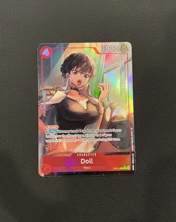 Doll (Alt Art) OP11-008 R Fist of Divine Speed ONE PIECE Card Game English - Image 1