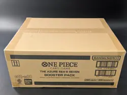 One Piece OP14-EB04 The Azure Sea's Seaven English 12 Booster Box Case Sealed - Image 1
