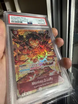 One Piece CCG Monkey.D.Luffy Alternate Art OP01-024 PSA 10 Gem Mint 🔥📈 - Image 2