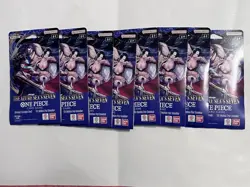 Lot Of 8 One Piece TCG The Azure Sea's Seven Sleeved Booster Packs OP-14 EB04 - Image 1